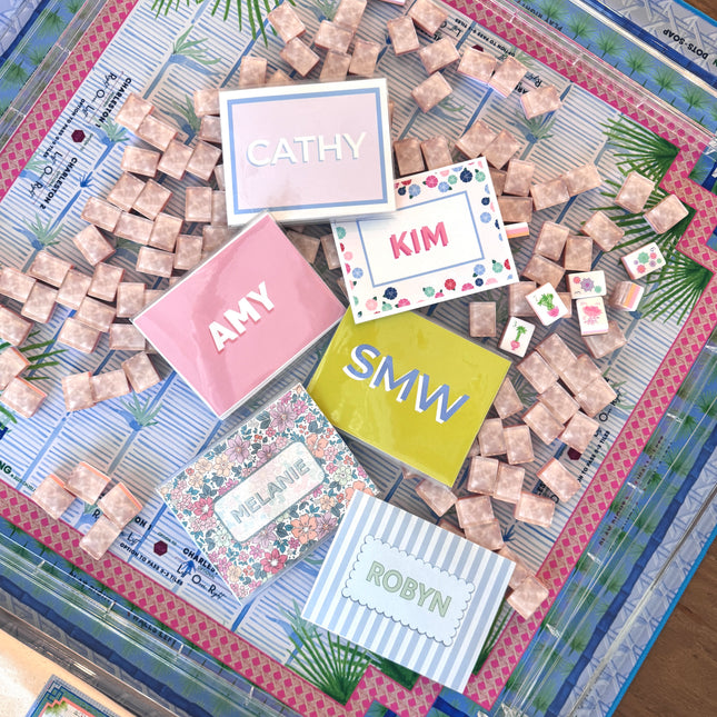 Large Mahjong Card Cover Inserts