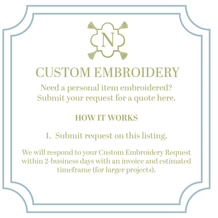 Custom Embroidery Request