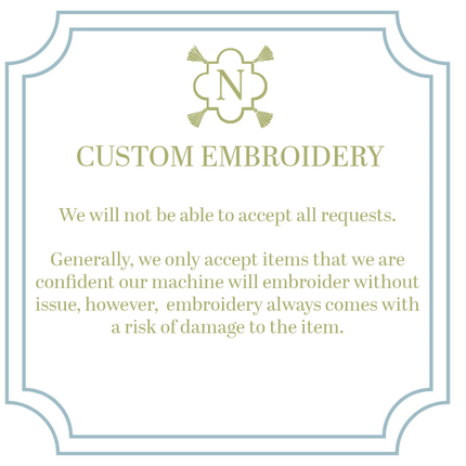 Custom Embroidery Request